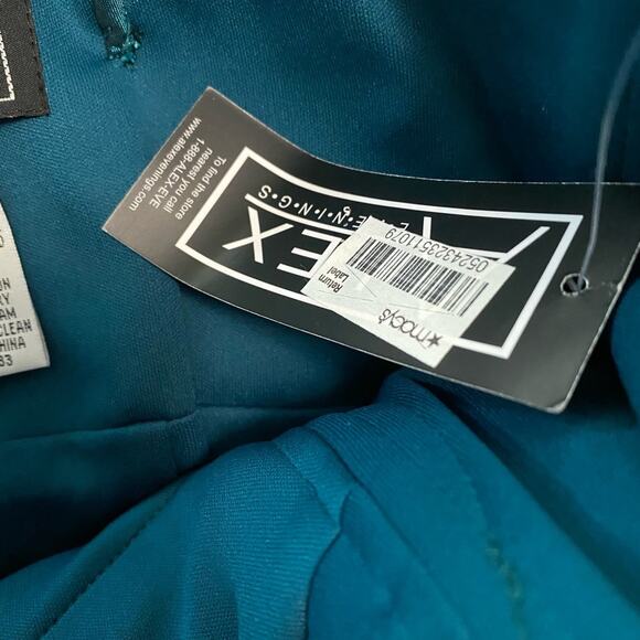 NWT Alex Evening Fitted Satin Ruched Crinkle Mini Dress size 12 - Picture 10 of 12